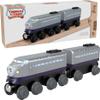 Thomas & Friends Wooden Railway, Kenji Engine and Coal Car, push-along train made from sustainably sourced wood for kids 2 years and up (Amazon Exclusive) view 1