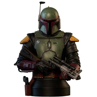 Diamond Select Toys Star Wars: The Book of Boba Fett: Boba Fett 1:6 Scale Bust,Multicolor,JAN221988