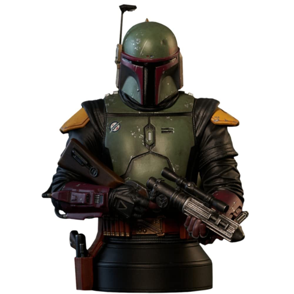 Diamond Select Toys Star Wars: The Book of Boba Fett: Boba Fett 1:6 Scale Bust,Multicolor,JAN221988
