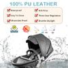 360 Degree Rotation Baby Stroller/Carriage, PU Leather Pushchair Pram, 2022 (F023) (F023 Black) view 2