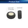 4pcs 25mm Dia Foam Wheel Replacement Wheel Black and White, (Bettomshin) view 2