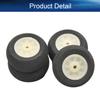 4pcs 25mm Dia Foam Wheel Replacement Wheel Black and White, (Bettomshin) view 4