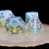 Haxtec Gemstone Dice Opal DND Dice Set with Dice Case Opalite D&D Compatible with Dungeons and Dragons Dice TTRPG DND Master Gift view 3