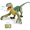 VERTOY Remote Control Dinosaur Toys for Kids - Build a Big Walking Velociraptor Dino with Light and Sound, Birthday Gift Ideas for Boys and Girls 3-5 5-7 8-12 Year Old view 1