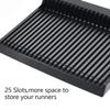 Model Pieces Shelves for Gundam,Holder Stand Organizer Rack for Gundam Model Action Figures DIY Model Making Accessories,Plastic Tool Storage Container for Gundam Hobby Model Making Parts,Black view 3