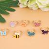MJartoria 7Pcs Fidget Rings for Anxiety, Shell Crab Stainless Steel Spinner Ring Set Mood Rings Stress Relieving Wide Rings Set(Pink) view 3