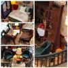 Lannso DIY Dollhouse Miniature Kit, Doll House Kit with Dust Proof Cover and Music Box, Mini Wooden Dollhouse Toys for Adult Gift(M2132) view 4