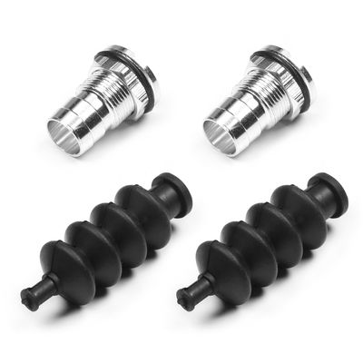 Bettomshin Waterproof Push Rod Rubber Seals, with Aluminum Mount, L54mm for RC Boat 2 Sets