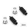 Bettomshin Waterproof Push Rod Rubber Seals, with Aluminum Mount, L54mm for RC Boat 2 Sets view 4