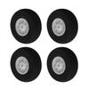 Bettomshin 4Pcs RC Airplane Wheels, 30mm/1.18inch Diameter Foam Wheel Replacement for DIY RC Model Plane Aircraft Black/Gray (Random) view 1