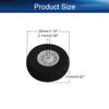 Bettomshin 4Pcs RC Airplane Wheels, 30mm/1.18inch Diameter Foam Wheel Replacement for DIY RC Model Plane Aircraft Black/Gray (Random) view 2