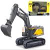 Gemini&Genius Excavator Toy for Kids, Metal Construction Vehicle Track Excavator Toy 1/50 Digger Vehicle, Multi-Articular Movable Arm and 360 Degree Rotate Cab Truck Toy for Kids view 1