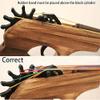 Pack of 2 Wooden Rubber Band Gun Handmade Play Set Shotgun Toy Fake Gun Toy Minigun for Kids view 4