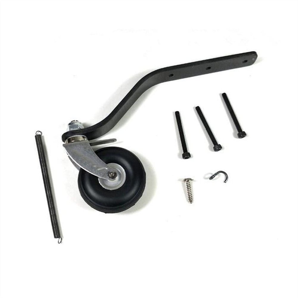 ZHIPAIJI Landing Gear Carbon Fiber Tail Landing Gear Set with PU Wheels for 50cc 100cc RC Airplane Model (Color : for 50cc)