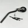 ZHIPAIJI Landing Gear Carbon Fiber Tail Landing Gear Set with PU Wheels for 50cc 100cc RC Airplane Model (Color : for 50cc) view 2