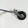 ZHIPAIJI Landing Gear Carbon Fiber Tail Landing Gear Set with PU Wheels for 50cc 100cc RC Airplane Model (Color : for 50cc) view 3