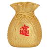Coin Bank Piggy Bank Feng Shui Money Bag Coin Shaped Resin Saving Box for Chinese Fortune and Luck Desktop Home Lucky Ornament Decor view 1