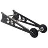 HobbyMarking RC Car Adjustable Aluminim Alloy Wheelie Bar Kit Tail Wheel Head Up Wheel Assembly for 1/10 TRX Slash 2WD Rustler Bandit Upgrade Parts view 2