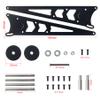 HobbyMarking RC Car Adjustable Aluminim Alloy Wheelie Bar Kit Tail Wheel Head Up Wheel Assembly for 1/10 TRX Slash 2WD Rustler Bandit Upgrade Parts view 4