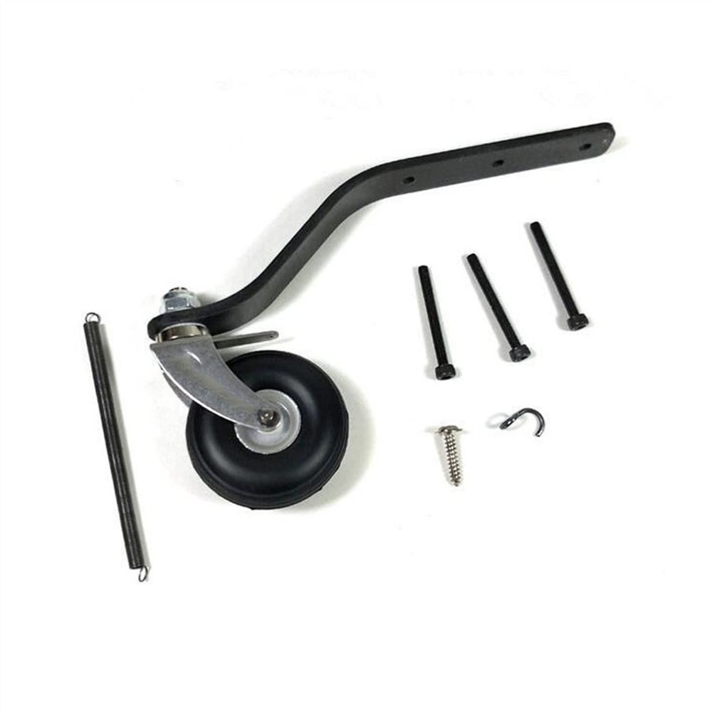 ZHIPAIJI Airplane Landing Gear, Landing Gear Carbon Fiber Tail Landing Gear Set with PU Wheels for 50cc 100cc RC Airplane Model (Color : for 100cc)