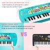 Raimy Mini Keyboard Piano for Kids, 32 Keys Portable Piano Early Learning Educational Electronic Music Keyboard Instrument Toys for 3 4 5 6 Year Old Boys and Girls (Blue) view 2