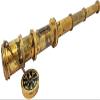 Functional Telescope Brass Made Glass Optics and High Magnfication Mini Telescope Handheld Antique Style view 3
