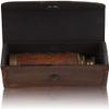 6 Inch Vintage Antique Handheld Adjustable Nautical Brass Telescope Copper Finish in Hand Crafted Leather Pouch view 4