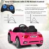 Costzon Ride on Car, Pink Licensed Maserati Gbili 12V Battery Powered Electric Car with Parent Remote Control & Manual Modes, Horn, Lights, MP3, Kids Car Toy Maserati Car for Boys Girls Toddlers Gift view 2
