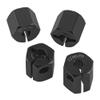 Vgoohobby Aluminum Alloy 12mm Wheel Hex Hub Drive Adapters with Pins Screws Compatible with Axial SCX10 HSP HPI Tamiya Redcat 1/10 RC Crawler Car (12mm, Black) view 4