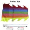 Dragon Dance Ribbon Extra Long Dragon Dance Ribbon for Adult, Light Flowy Traditional Throw Streamer, Artistic Cloth Rhythmic Ribbon Wands, Birthday Party Gift (Color : Style1, Size : 10) view 4