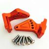 for Traxxas E-Revo VXL 2.0 5411 5413 Aluminum Ajustable Rear Wing Mount Orange view 2