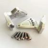 for Traxxas E-Revo VXL 2.0 5411 5413 Aluminum Ajustable Rear Wing Mount Silver view 2