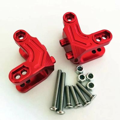 for LOSI 1/8 LMT Solid AXLE 4WD LOS244007 Aluminum F/R Shock Mount Red