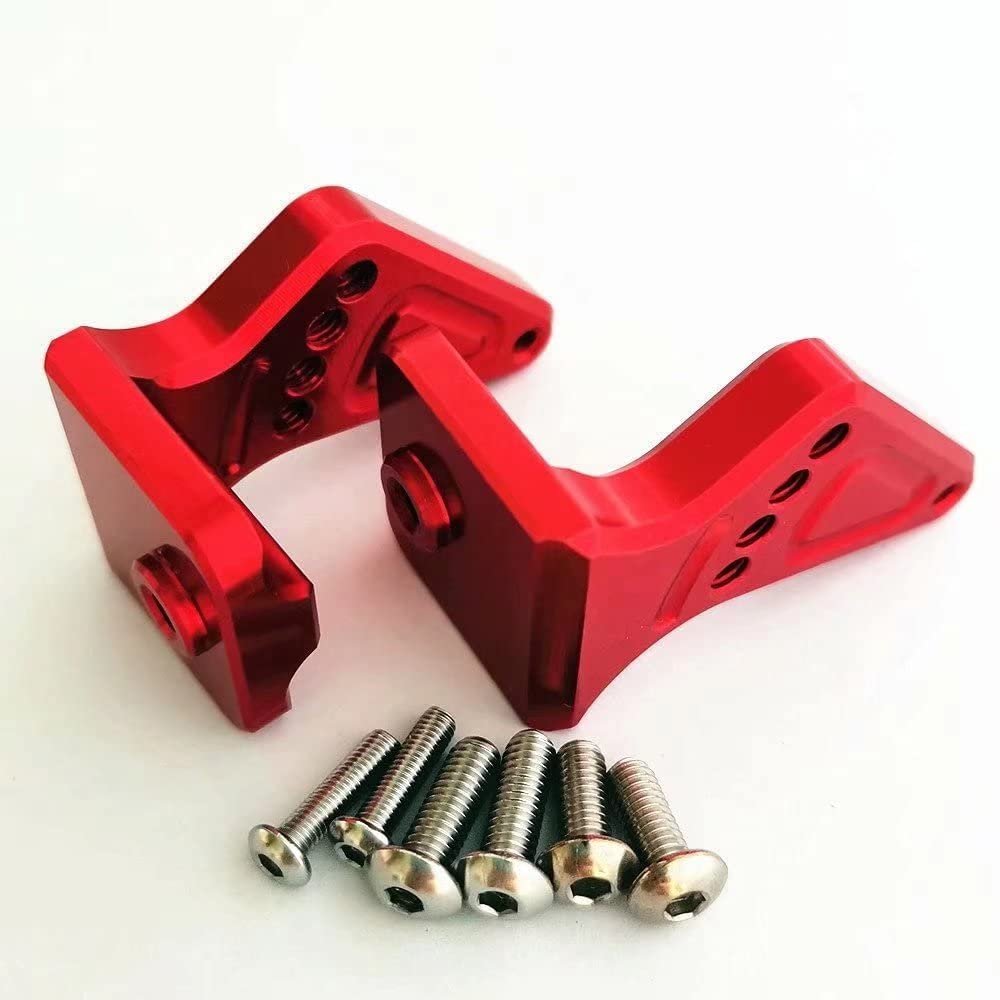 for Traxxas E-Revo VXL 2.0 5411 5413 Aluminum Ajustable Rear Wing Mount Red