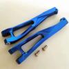 for Arrma 1/8 Kraton Outcast Talion Notorious 6S AR330218 Aluminum Front Upper Suspension Arms Blue view 2