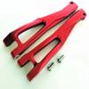 for Arrma 1/8 Kraton Outcast Talion Notorious 6S AR330218 Aluminum Front Upper Suspension Arms Red view 1