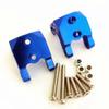 for LOSI 1/8 LMT Solid AXLE 4WD LOS244007 Aluminum F/R Shock Mount Blue view 3