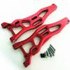 for Arrma 1/8 Kraton Outcast Talion Notorious 6S AR330219 Aluminum Front Lower Suspension Arms Red view 1