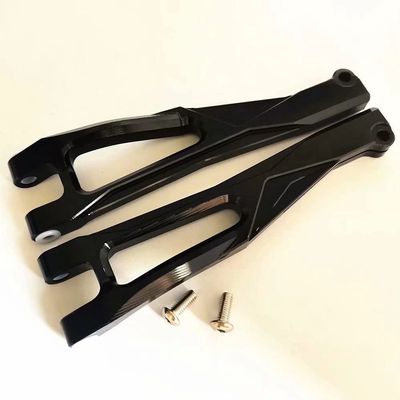 for Arrma 1/8 Kraton Outcast Talion Notorious 6S AR330218 Aluminum Front Upper Suspension Arms Black