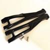 for Arrma 1/8 Kraton Outcast Talion Notorious 6S AR330218 Aluminum Front Upper Suspension Arms Black view 1