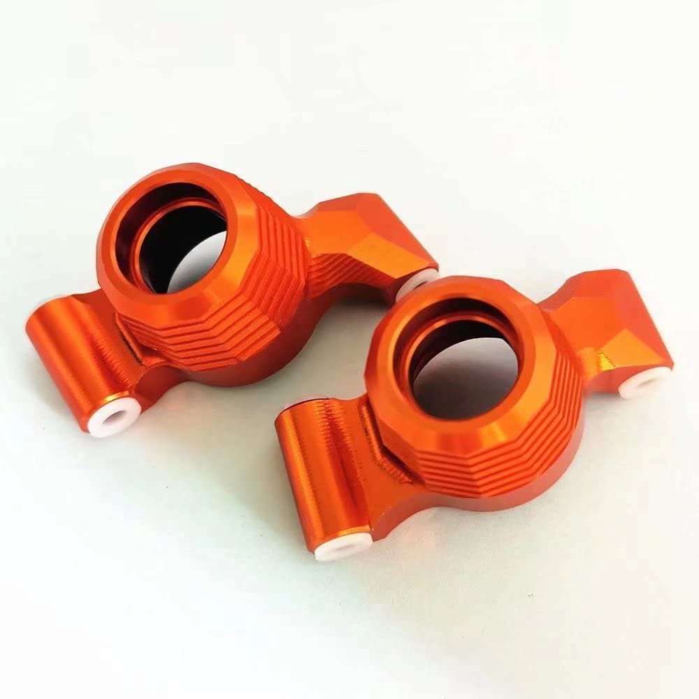 for Traxxas 1/10 MAXX 8952 Aluminum Rear Axle Carriers Orange