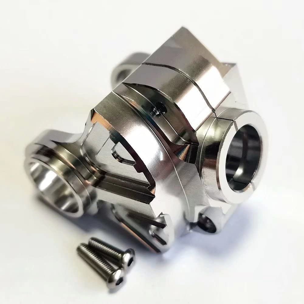 for Arrma Big Rock Kraton Granite Outcast Senton Typhon Vortecks AR310783 Aluminum Differential Yoke Silver