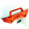 for Traxxas 1/10 MAXX 8935 Aluminum Front Bumper Orange view 1