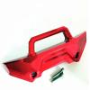 for Traxxas 1/10 MAXX 8935 Aluminum Front Bumper Red view 1