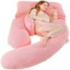 SMSOM U Shaped Pregnancy Pillow, U Shaped Full Body Pillow for Pregnant Women and Sleeping, Maternity Pillow, Support for Head, Belly, Hips, Leg view 1