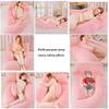 SMSOM U Shaped Pregnancy Pillow, U Shaped Full Body Pillow for Pregnant Women and Sleeping, Maternity Pillow, Support for Head, Belly, Hips, Leg view 2