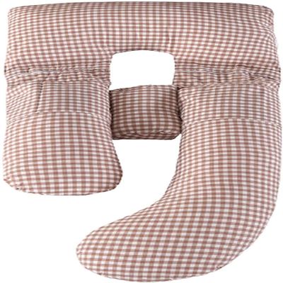 SMSOM Pregnancy Pillows, Comfortably Pregnancy Pillows for Sleeping, U Shaped Maternity Pillow for Full Body Support, for Head, Belly, Hips, Leg (Color : B)