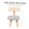 Cabilock Boy Girl Back Stool for Toddlers Creative Solid Boys and Girls Chair for Home Kindergarten and Playroom Safe and Sturdy Design for Dining Study and Fun Activities Single Solid view 2