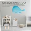 Cabilock Boy Girl Back Stool for Toddlers Creative Solid Boys and Girls Chair for Home Kindergarten and Playroom Safe and Sturdy Design for Dining Study and Fun Activities Single Solid view 3