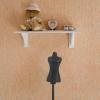 NUOBESTY 2pcs 1: 12 Scale Dollhouse Mannequin Torso Mini Female Dress Form Miniature Furniture for Dollhouse Lanscape Garden (Black White) view 3
